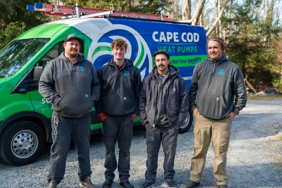 Cape Heating AC & Electric technicians on Cape Cod, MA.